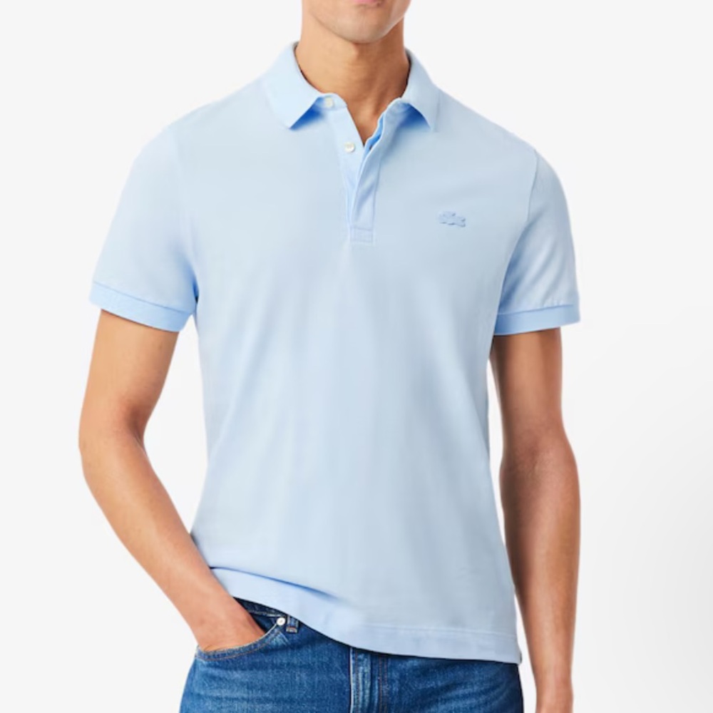 Lacoste Regular Fit Paris Stretch Pique Polo